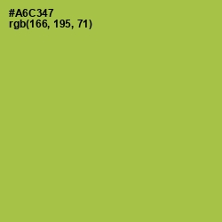 #A6C347 - Conifer Color Image
