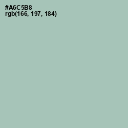 #A6C5B8 - Spring Rain Color Image