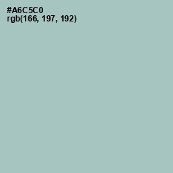 #A6C5C0 - Opal Color Image