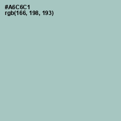 #A6C6C1 - Opal Color Image