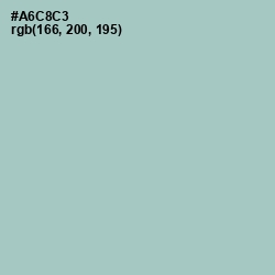 #A6C8C3 - Opal Color Image