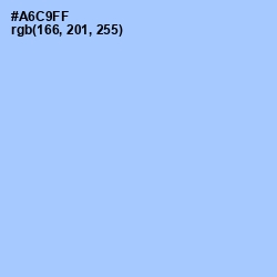 #A6C9FF - Spindle Color Image