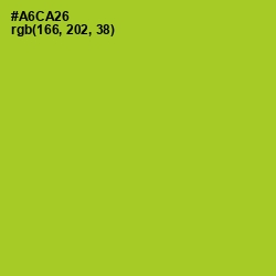 #A6CA26 - Key Lime Pie Color Image