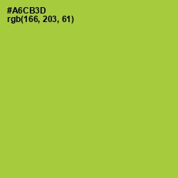 #A6CB3D - Key Lime Pie Color Image