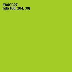 #A6CC27 - Key Lime Pie Color Image