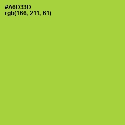 #A6D33D - Key Lime Pie Color Image