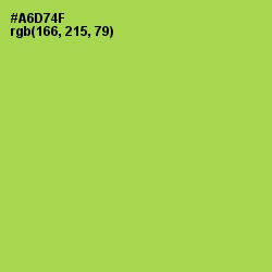 #A6D74F - Conifer Color Image