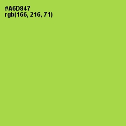 #A6D847 - Conifer Color Image