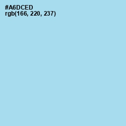 #A6DCED - Regent St Blue Color Image