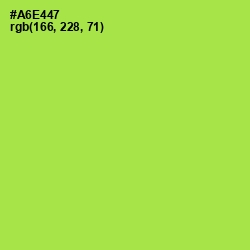 #A6E447 - Conifer Color Image