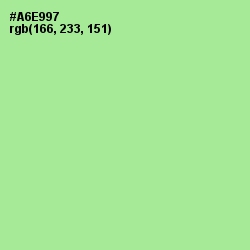 #A6E997 - Granny Smith Apple Color Image