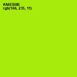 #A6EB0B - Inch Worm Color Image