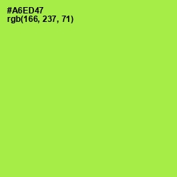 #A6ED47 - Conifer Color Image