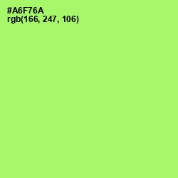 #A6F76A - Conifer Color Image