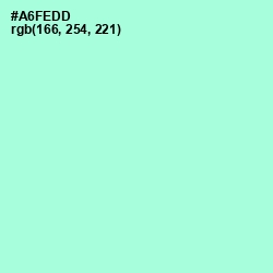 #A6FEDD - Magic Mint Color Image