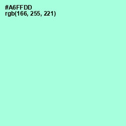 #A6FFDD - Magic Mint Color Image