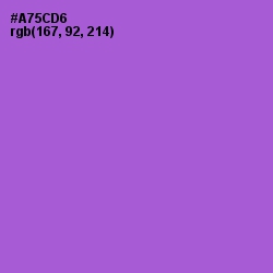 #A75CD6 - Amethyst Color Image