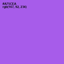 #A75CEA - Medium Purple Color Image