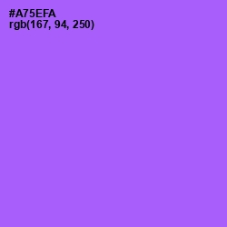 #A75EFA - Medium Purple Color Image