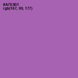 #A763B1 - Wisteria Color Image