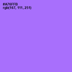 #A76FFB - Lavender Color Image