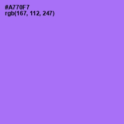 #A770F7 - Lavender Color Image
