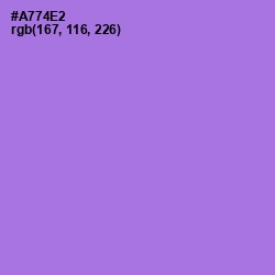 #A774E2 - Lavender Color Image