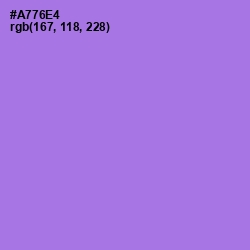 #A776E4 - Lavender Color Image