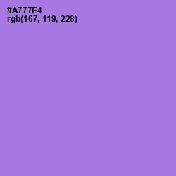 #A777E4 - Lavender Color Image