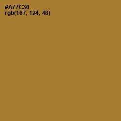 #A77C30 - Copper Color Image