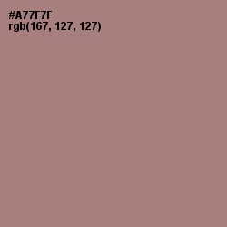 #A77F7F - Coral Tree Color Image