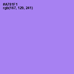 #A781F1 - Dull Lavender Color Image