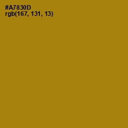 #A7830D - Hot Toddy Color Image