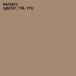 #A78871 - Pharlap Color Image