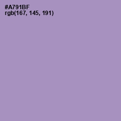 #A791BF - Amethyst Smoke Color Image