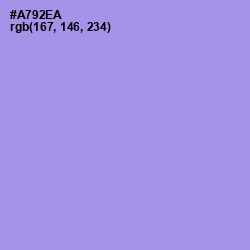 #A792EA - Dull Lavender Color Image