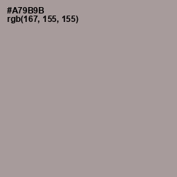 #A79B9B - Dusty Gray Color Image