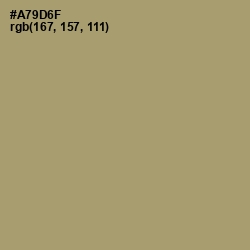 #A79D6F - Donkey Brown Color Image