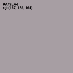 #A79EA4 - Amethyst Smoke Color Image