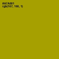 #A7A001 - Sahara Color Image