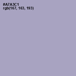 #A7A3C1 - Logan Color Image