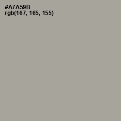 #A7A59B - Dawn Color Image
