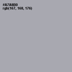 #A7A8B0 - Gray Chateau Color Image
