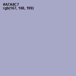 #A7A8C7 - Logan Color Image