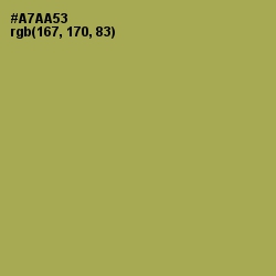 #A7AA53 - Husk Color Image