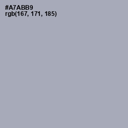 #A7ABB9 - Spun Pearl Color Image