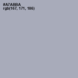 #A7ABBA - Spun Pearl Color Image