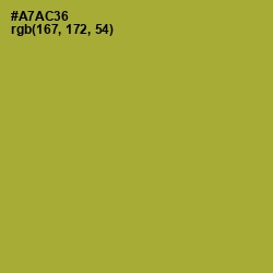 #A7AC36 - Citron Color Image