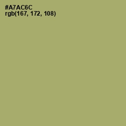#A7AC6C - Green Smoke Color Image