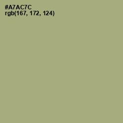 #A7AC7C - Green Smoke Color Image